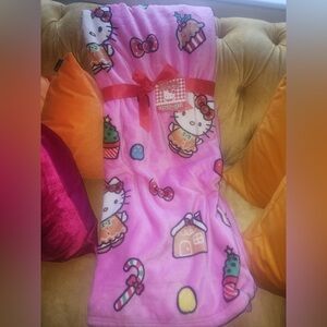 Hello kitty Christmas blanket